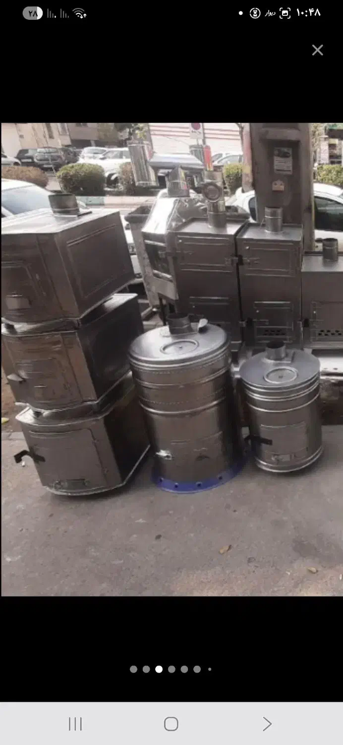 بخاری هیزمی خیلی بزرگ دودکش 15 کنده سوز|بخاری، هیتر، شومینه|تهران, تهرانپارس شرقی|دیوار