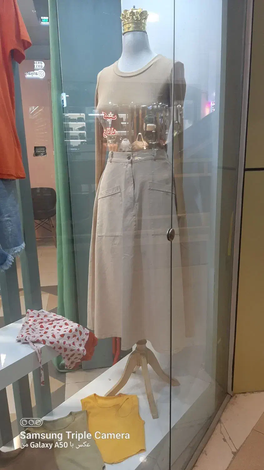 دامن کتان۷۹۰|لباس|گرگان, |دیوار