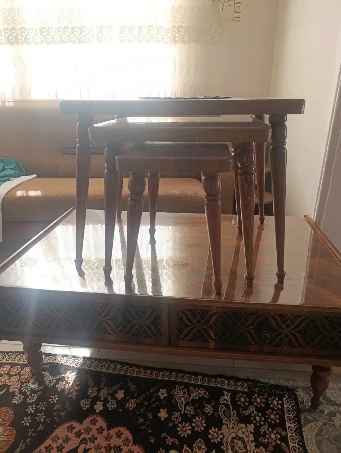 میز عسلی سالم بادوکشو|مبلمان خانگی و میز عسلی|سنگر, |دیوار