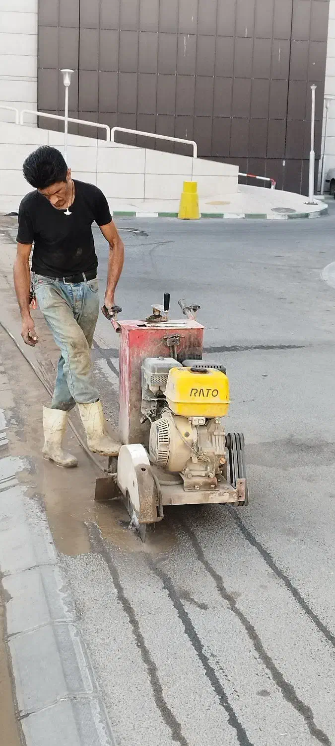 کاتر،برش بتن وآسفالت بتن مصلح ومعمولی|خدمات پیشه و مهارت|قم, زنبیل آباد|دیوار