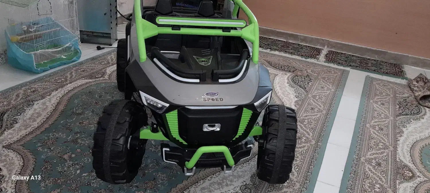 ماشین شارژی ۴موتوره بزرگ|اسباب‌بازی بچه|میانه, |دیوار