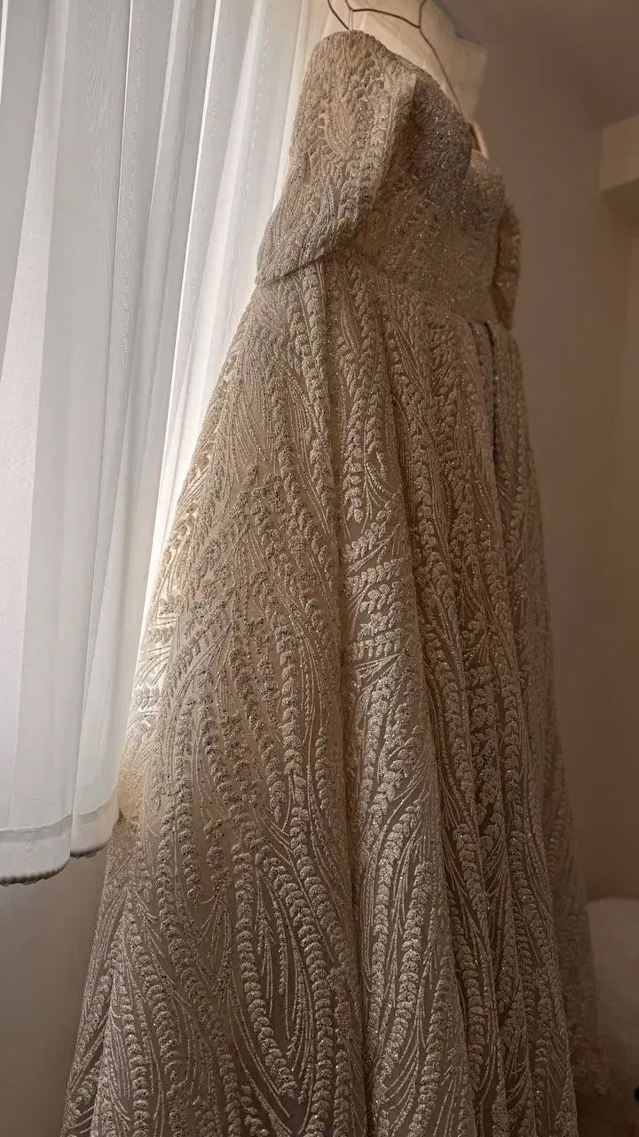 لباس عروس مدل پرنسسی ترک تن دوم در حد نو|لباس|تبریز, |دیوار