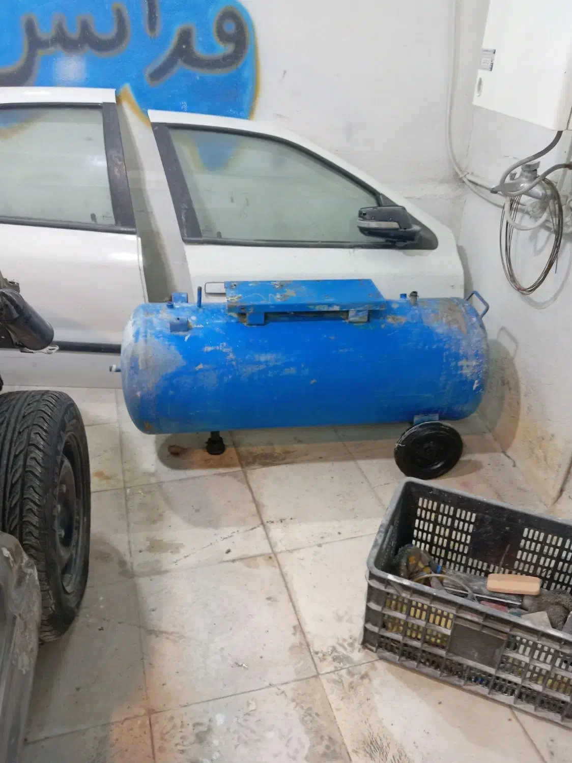 منبع پمپ باد 250لیتری|ماشین‌آلات صنعتی|تربت‌حیدریه, یحیی آباد|دیوار