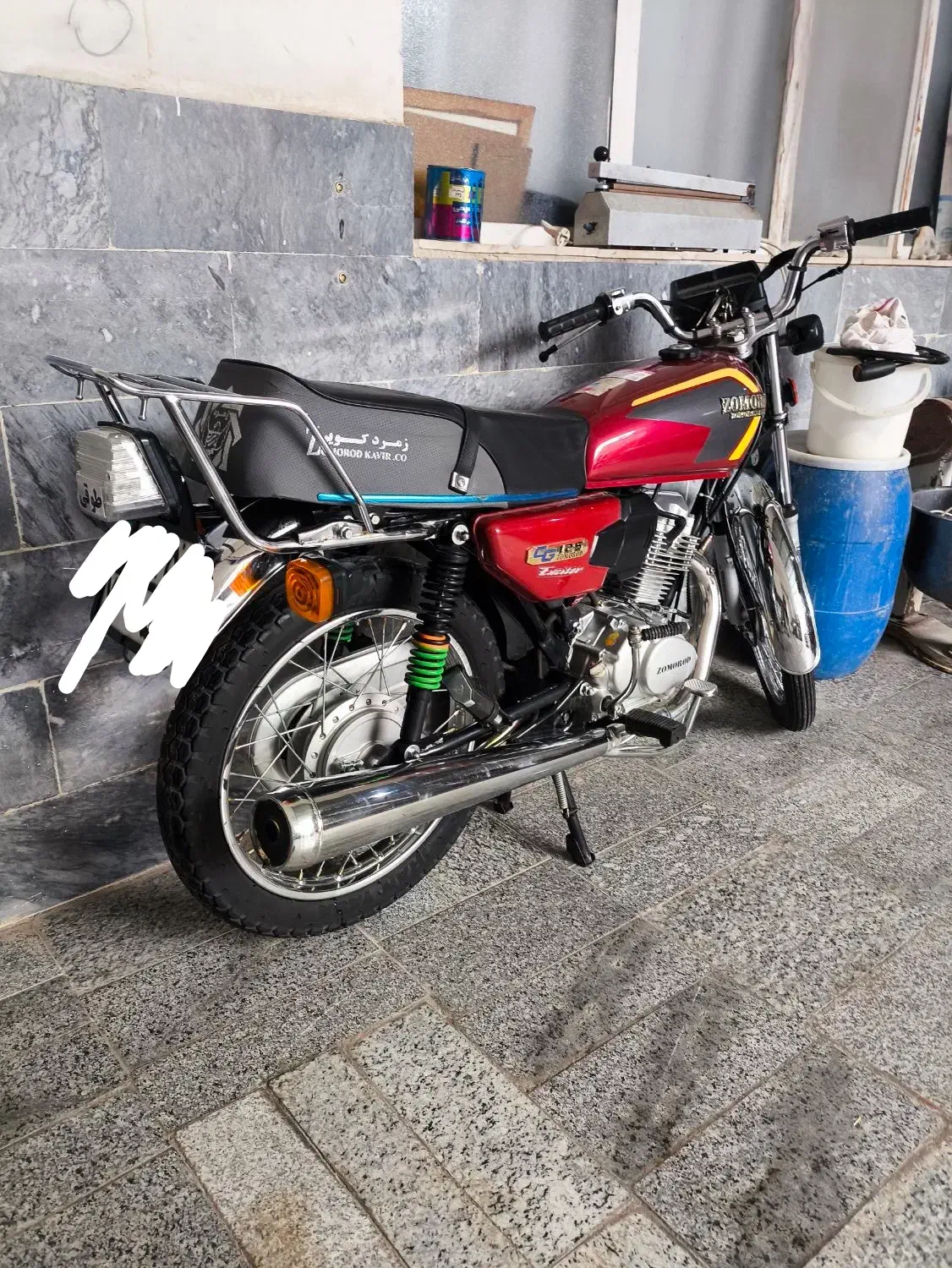 موتور سیکلت|موتورسیکلت|قم, دروازه ری|دیوار