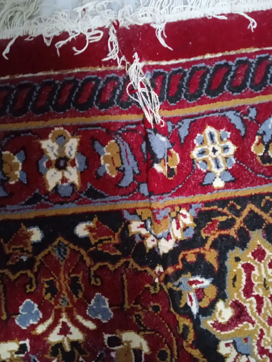 فرش کار کرده|فرش|شیراز, ده پیاله|دیوار