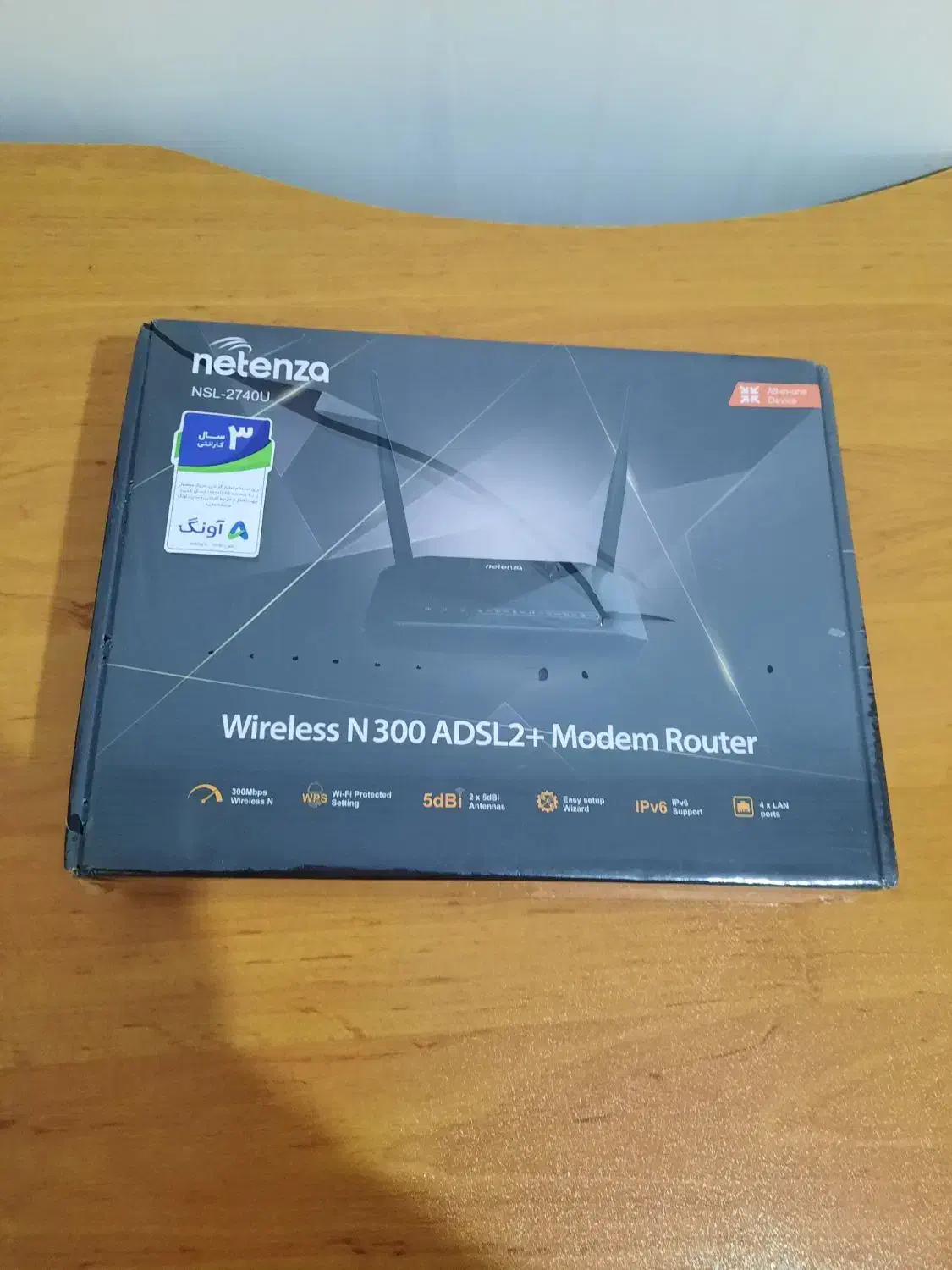 +wirelessN300  ADSL2 مودم رویترnetenza.|مودم و تجهیزات شبکه|رشت, گلسار|دیوار