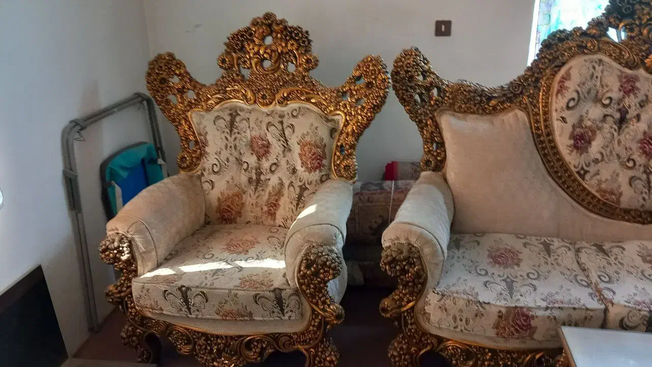 مبل ۹نفره سلطنتی|مبلمان خانگی و میز عسلی|نوشهر, |دیوار