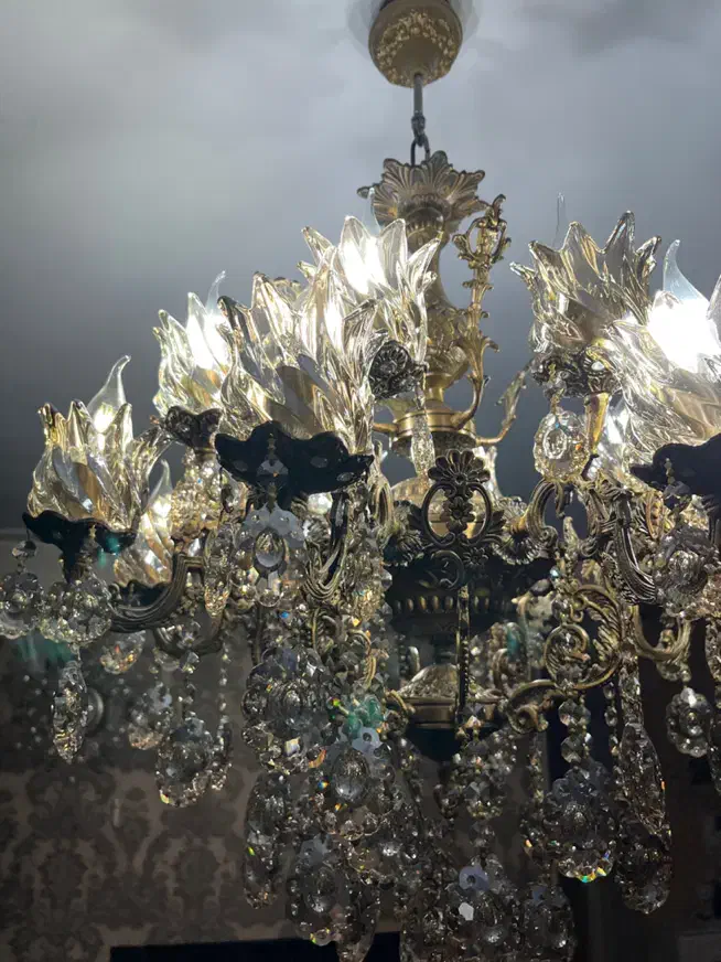 لوستر برنج با ضمانتنامه|لوستر و چراغ آویز|تهران, طرشت|دیوار