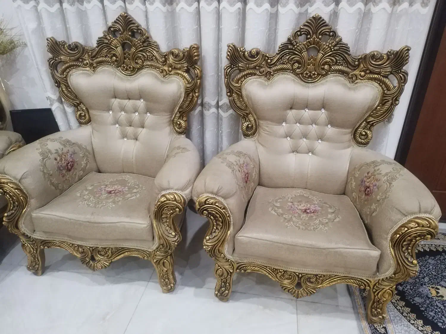 مبل سلطنتی،۹نفره|مبلمان خانگی و میز عسلی|آبادان, |دیوار