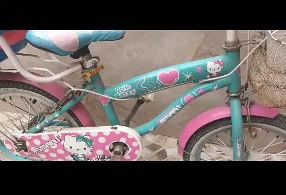 دوچرخه دخترونه کیتی سایز ۱۶|دوچرخه، اسکیت، اسکوتر|لنگرود, |دیوار