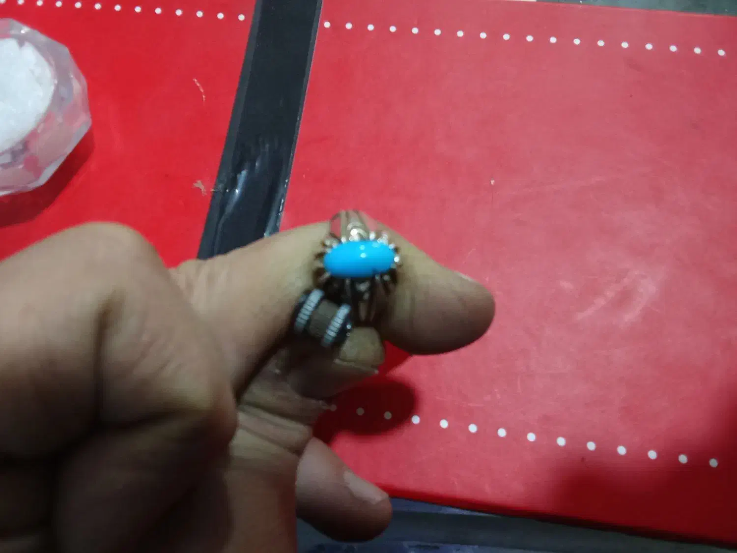 انگشتر فیروزه نیشابوری|جواهرات|قزوین, |دیوار