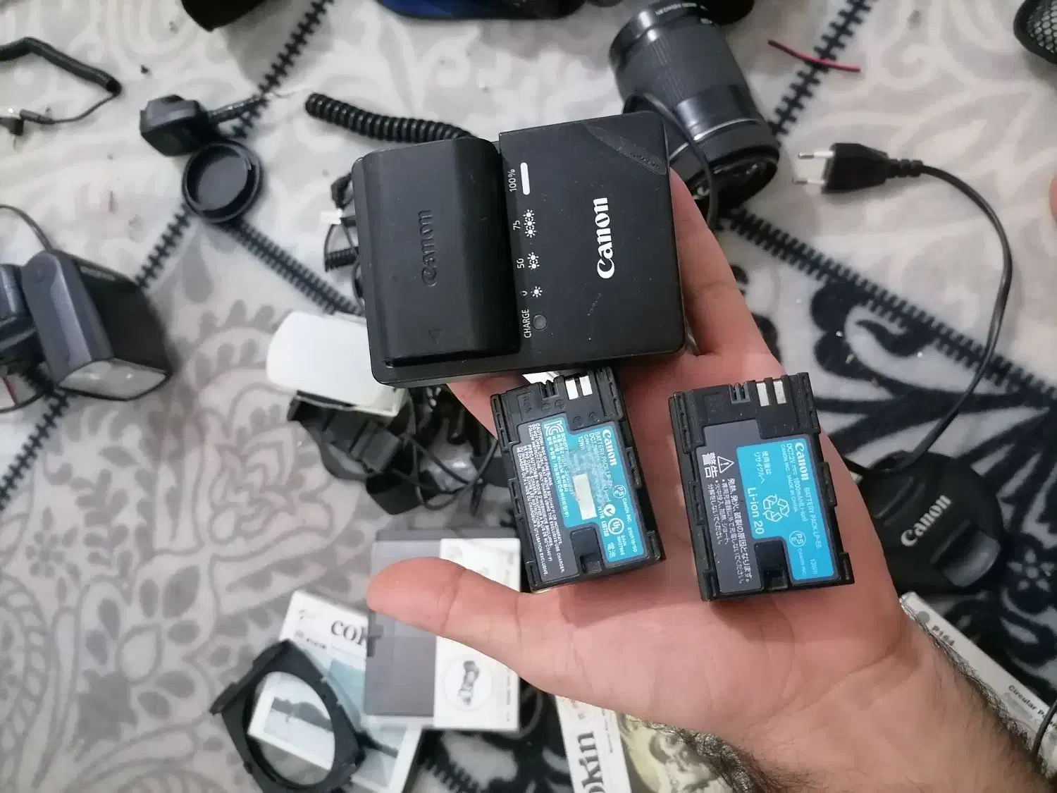 سه عدد باتری دوربین کنون 5D اورجینال|دوربین عکاسی و فیلمبرداری|خرمآباد, |دیوار