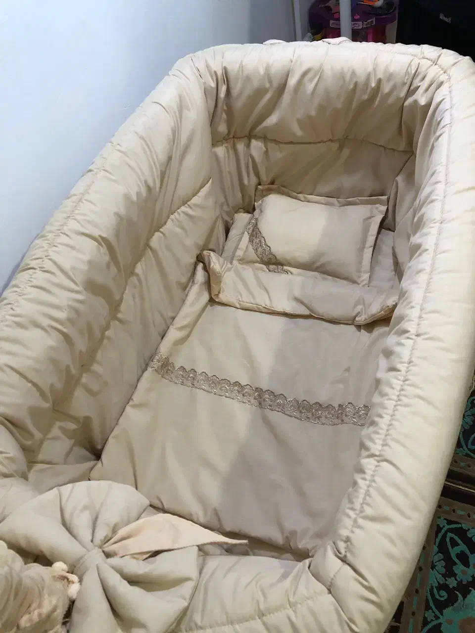 گهواره وتخت نوزاد چوبی|اسباب و اثاث بچه|رشت, گیل|دیوار