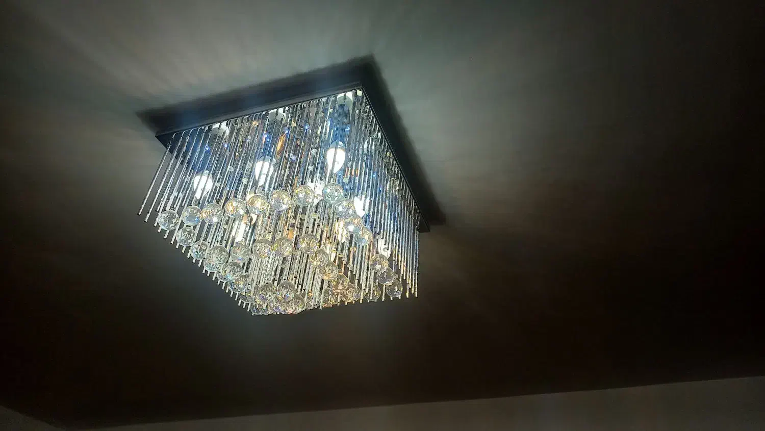 لوستر سقفی ۲ عدد|لوستر و چراغ آویز|تبریز, |دیوار