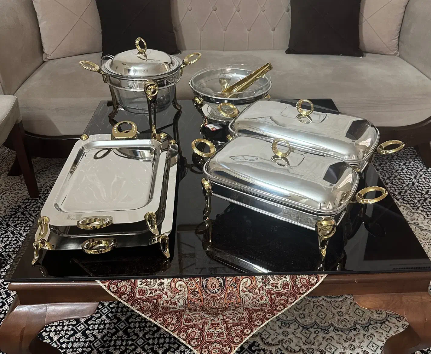 سوفله خوری نو و آکبند|ظروف سرو و پذیرایی|قم, جهان بینی|دیوار