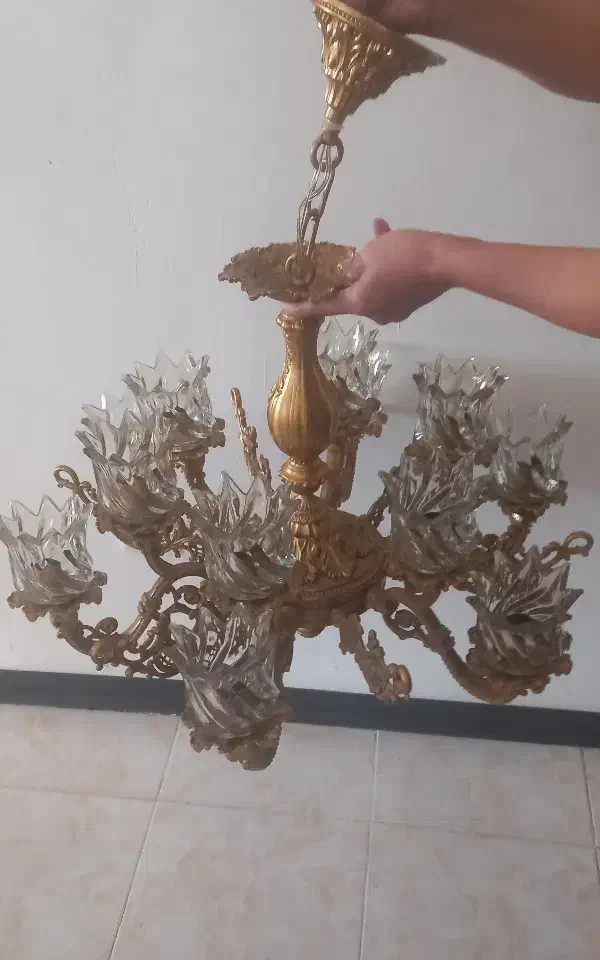 لوستر پذیرایی و آشپزخانه|لوستر و چراغ آویز|بیرجند, |دیوار