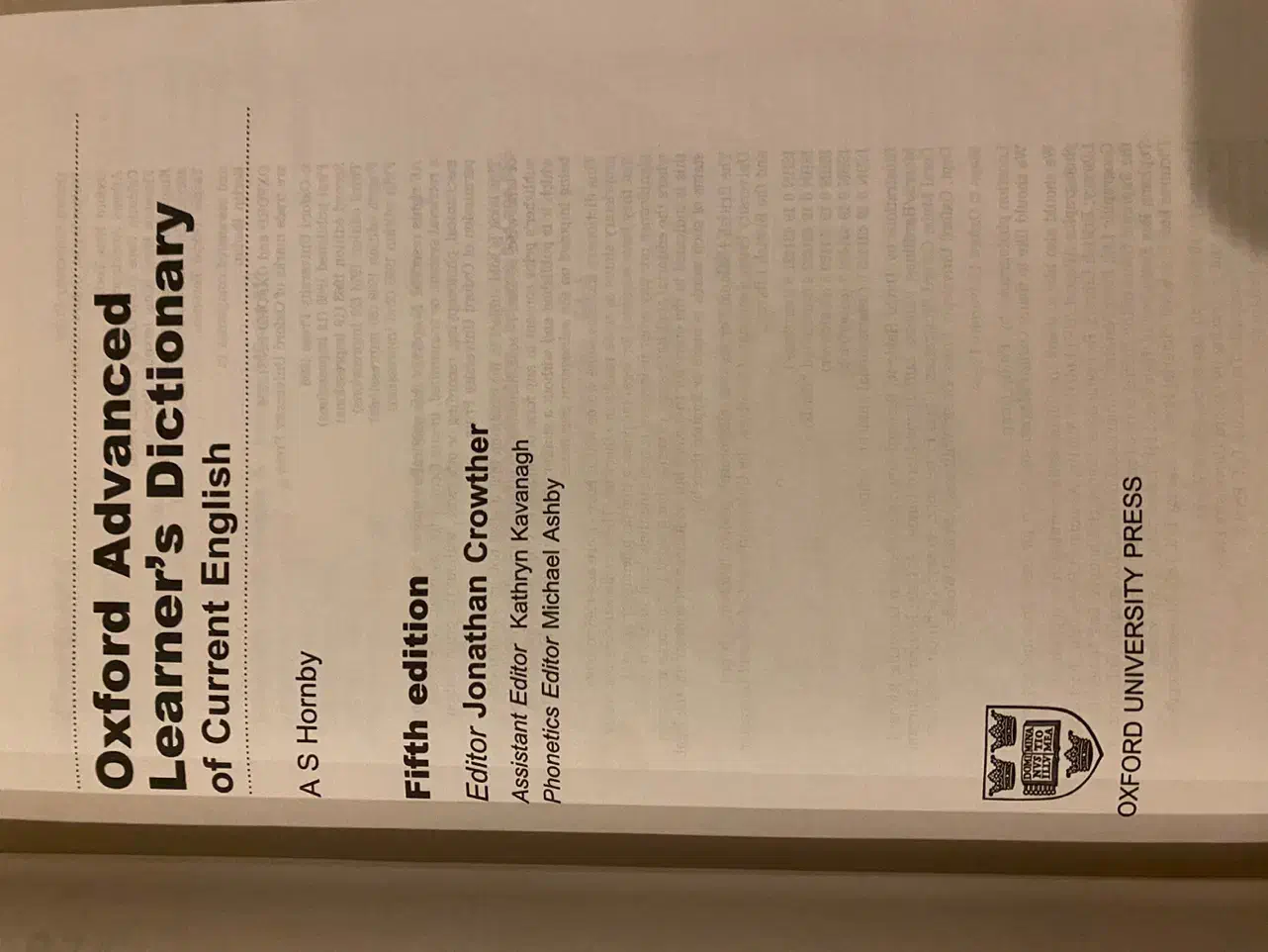 دیکشنری Oxford Advanced Learner's Dictionary|کتاب و مجله آموزشی|تهران, اختیاریه|دیوار