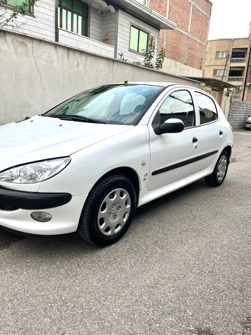 پژو 206سفید|خودرو سواری و وانت|قائم‌شهر, |دیوار