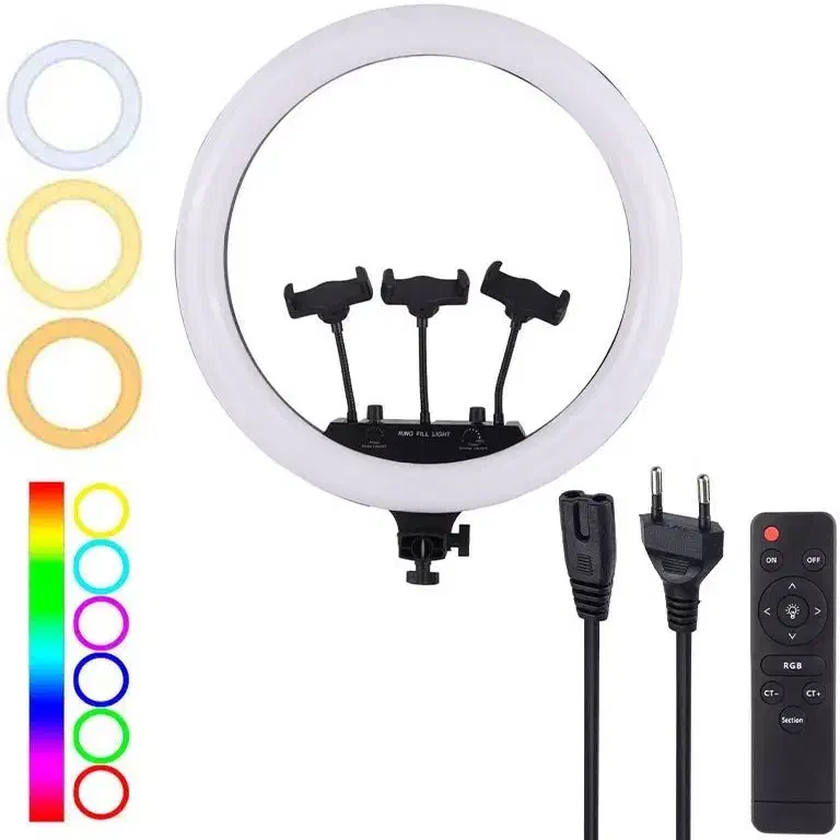 رینگ لایت mj18 همراه پایه|لوازم جانبی موبایل و تبلت|مشهد, امین آباد|دیوار