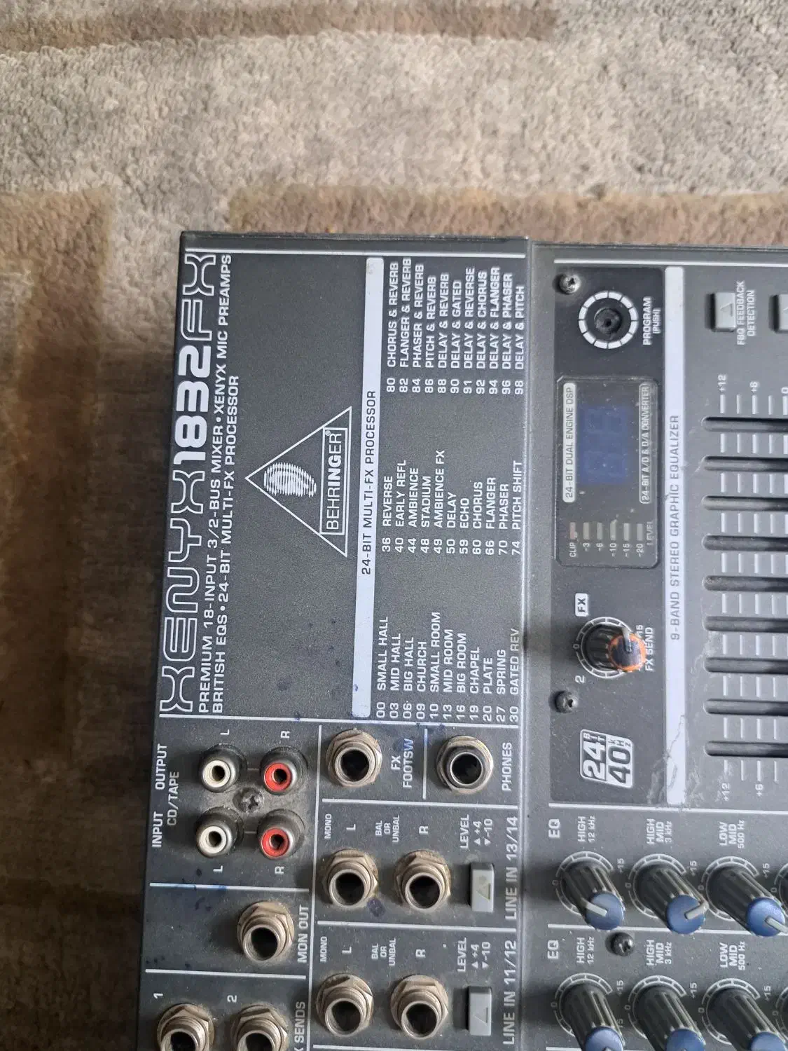 میکسر بهرینگر 1832fx|آلات موسیقی|تهران, والفجر (افسریه)|دیوار