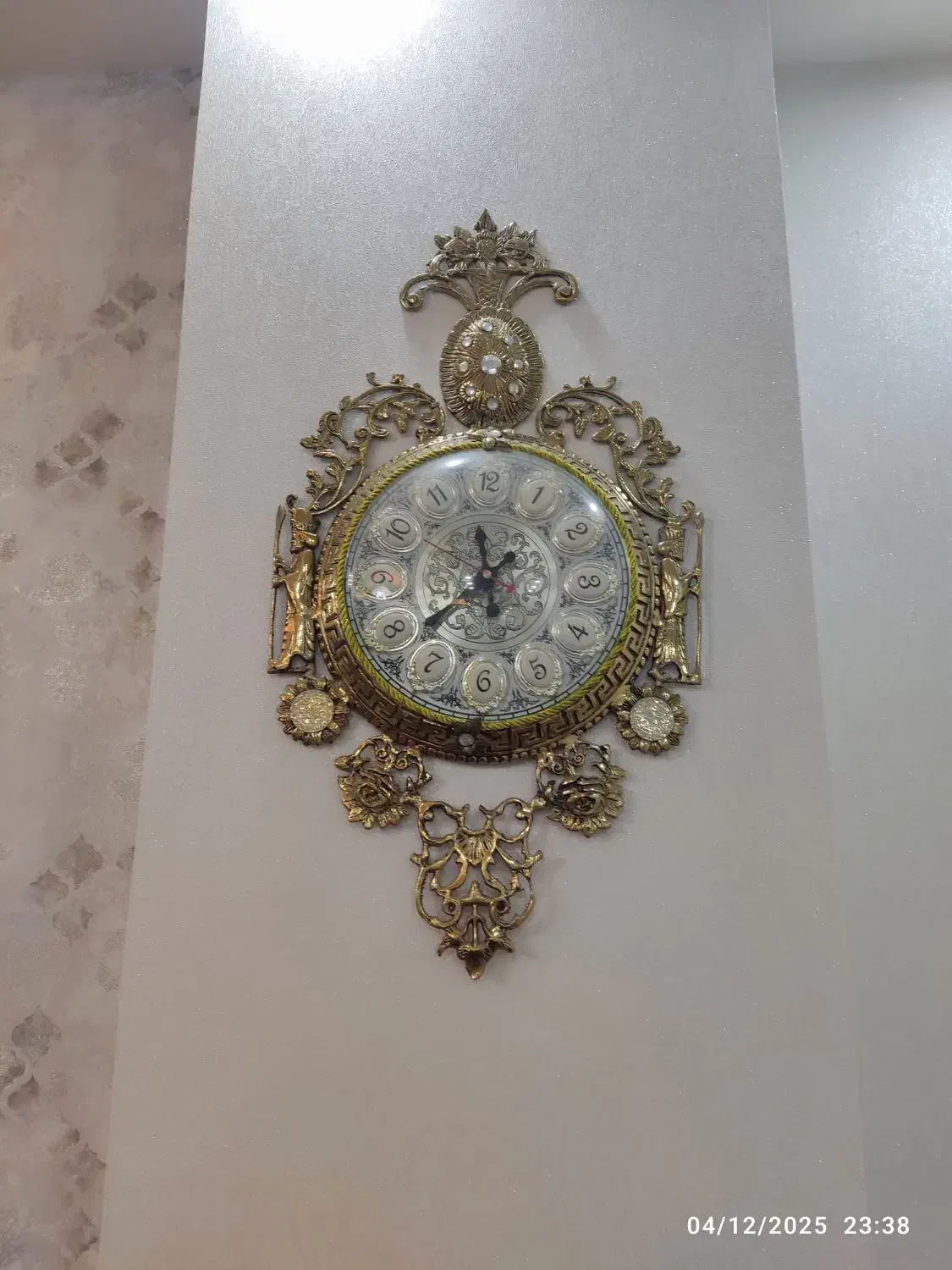 ساعت برنز|ساعت دیواری و تزئینی|اقبالیه, |دیوار