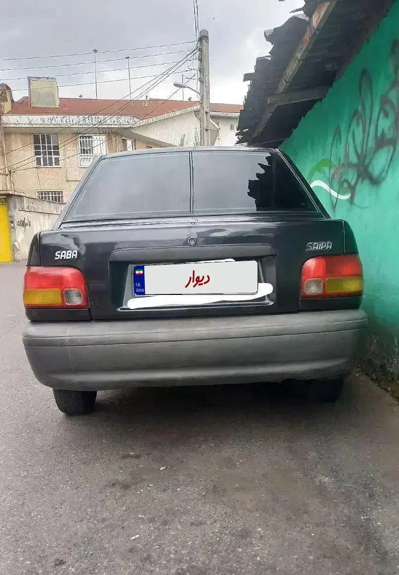 پراید مدل ۸۸ مشکی|خودرو سواری و وانت|رشت, چمارسرا|دیوار