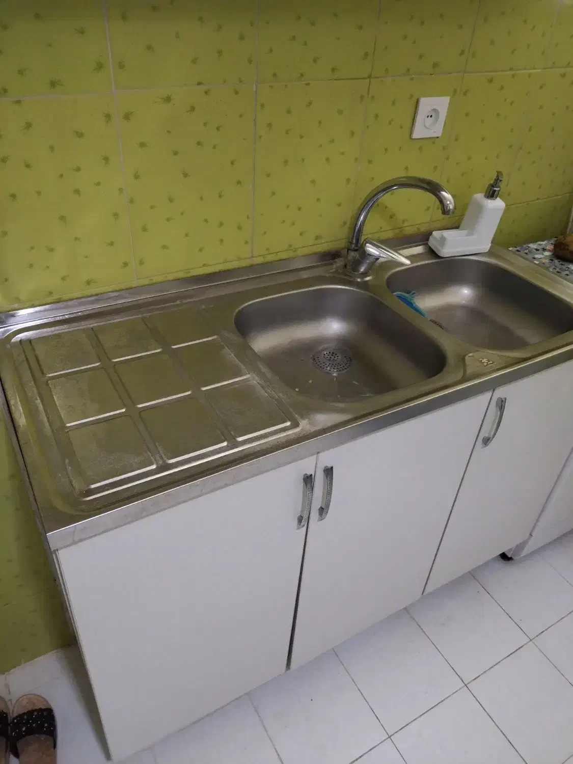 کابینت ۳ متری آماده دست دوم با سینک و شیر|مصالح و تجهیزات ساختمان|مهدی شهر, |دیوار