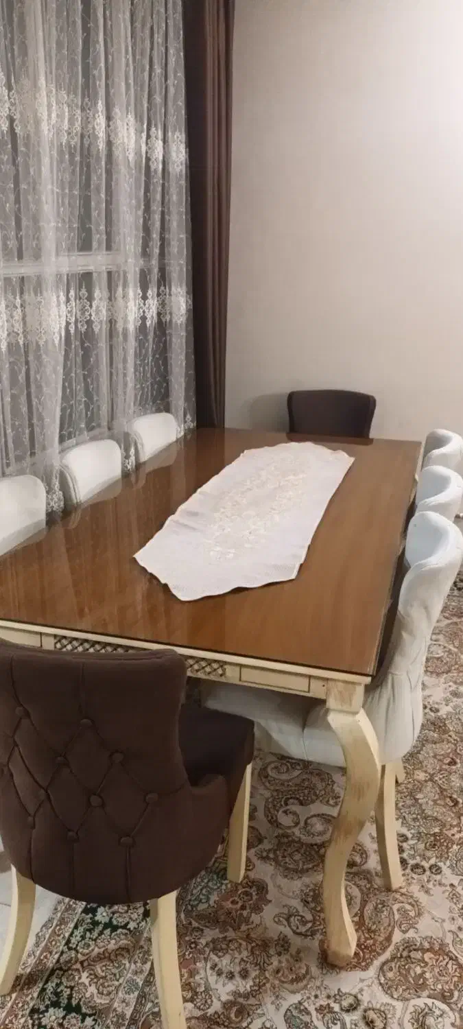 میز ناهارخوری ۸ نفره|میز و صندلی غذاخوری|تهران, قیام|دیوار