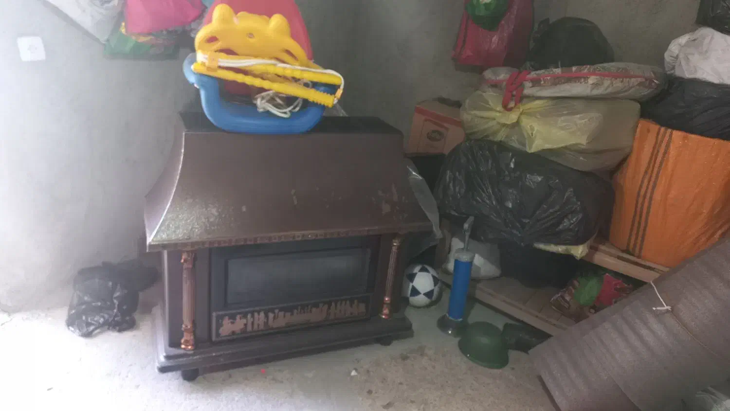 بخاری گازسوز شومینه داربایک عددتاب|بخاری، هیتر، شومینه|سروآباد, |دیوار