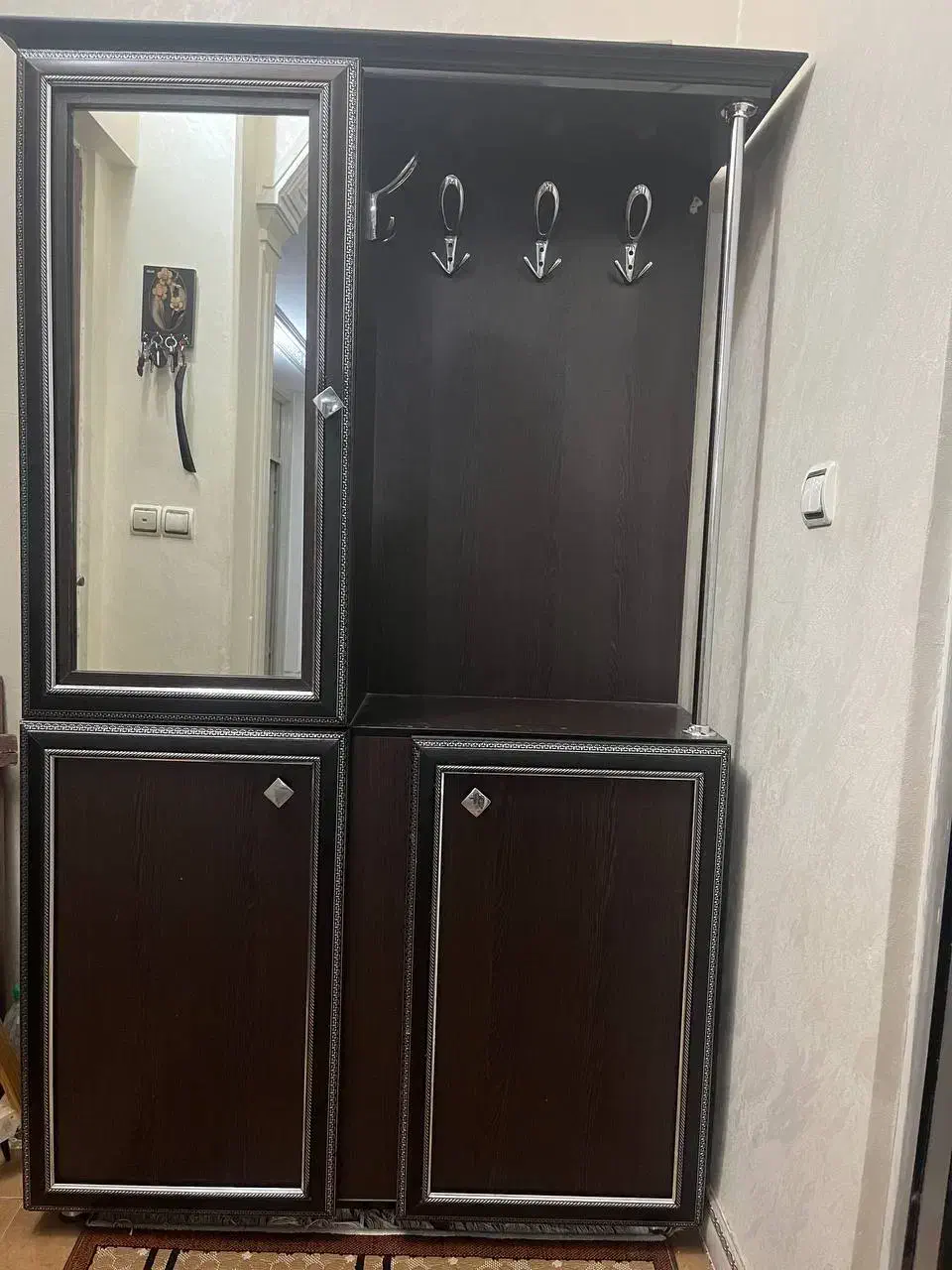 جاکفشی mdf|جاکفشی، کمد، دراور|بروجرد, |دیوار