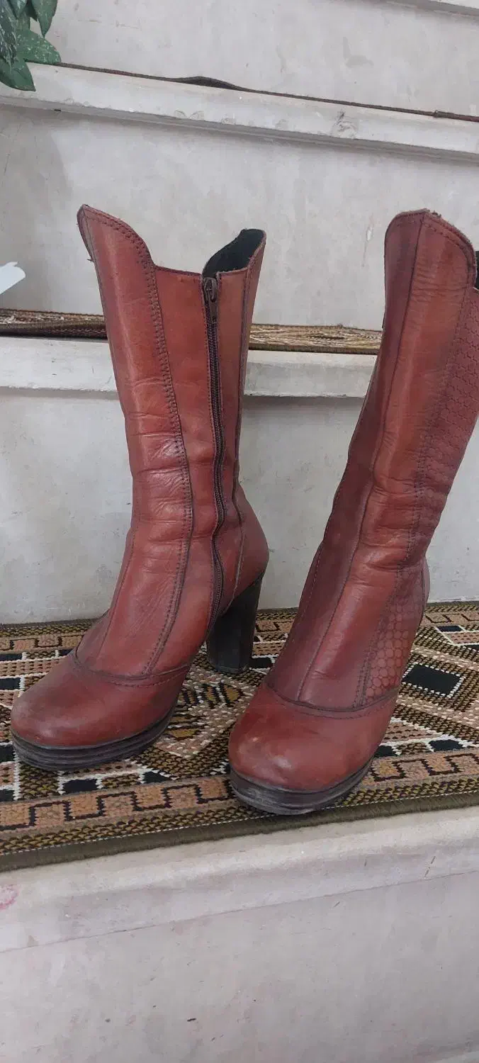 کفش سایز ۳۷ اصل چرم خالص|کیف، کفش، کمربند|اردبیل, |دیوار