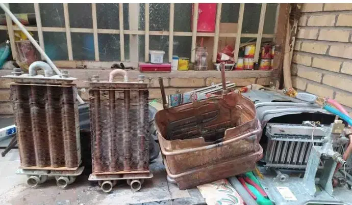 جوشکاری مبدل ابگرمکن دیواری وپکیچ|آبگرمکن، پکیج، شوفاژ|گنبد کاووس, |دیوار