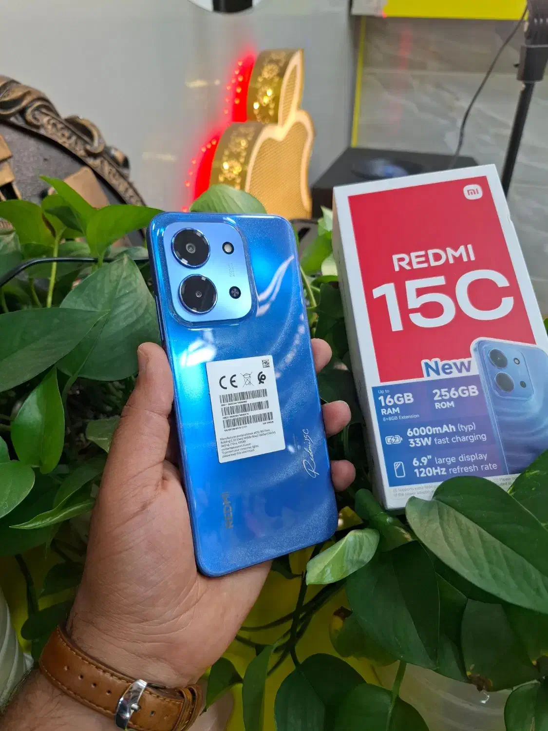 شائومی Redmi15C جدید 256 / 8 شرایطی با طلا یا سفته|موبایل|مشهد, طلاب|دیوار