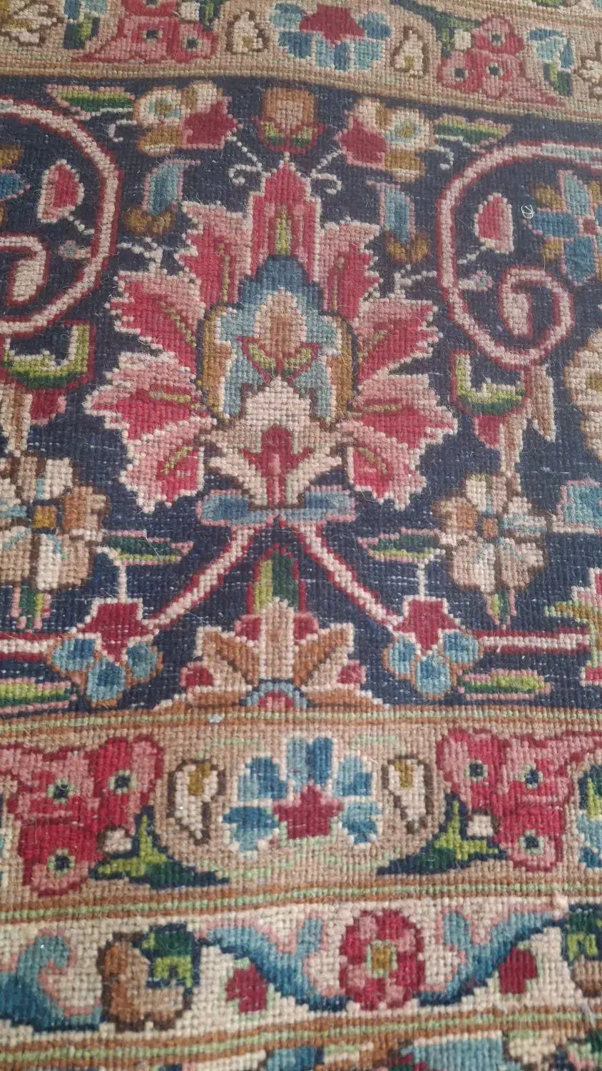 قالی ۳در 4 دستباف کرمانی طرح شاعباسی|فرش|کرمان, |دیوار