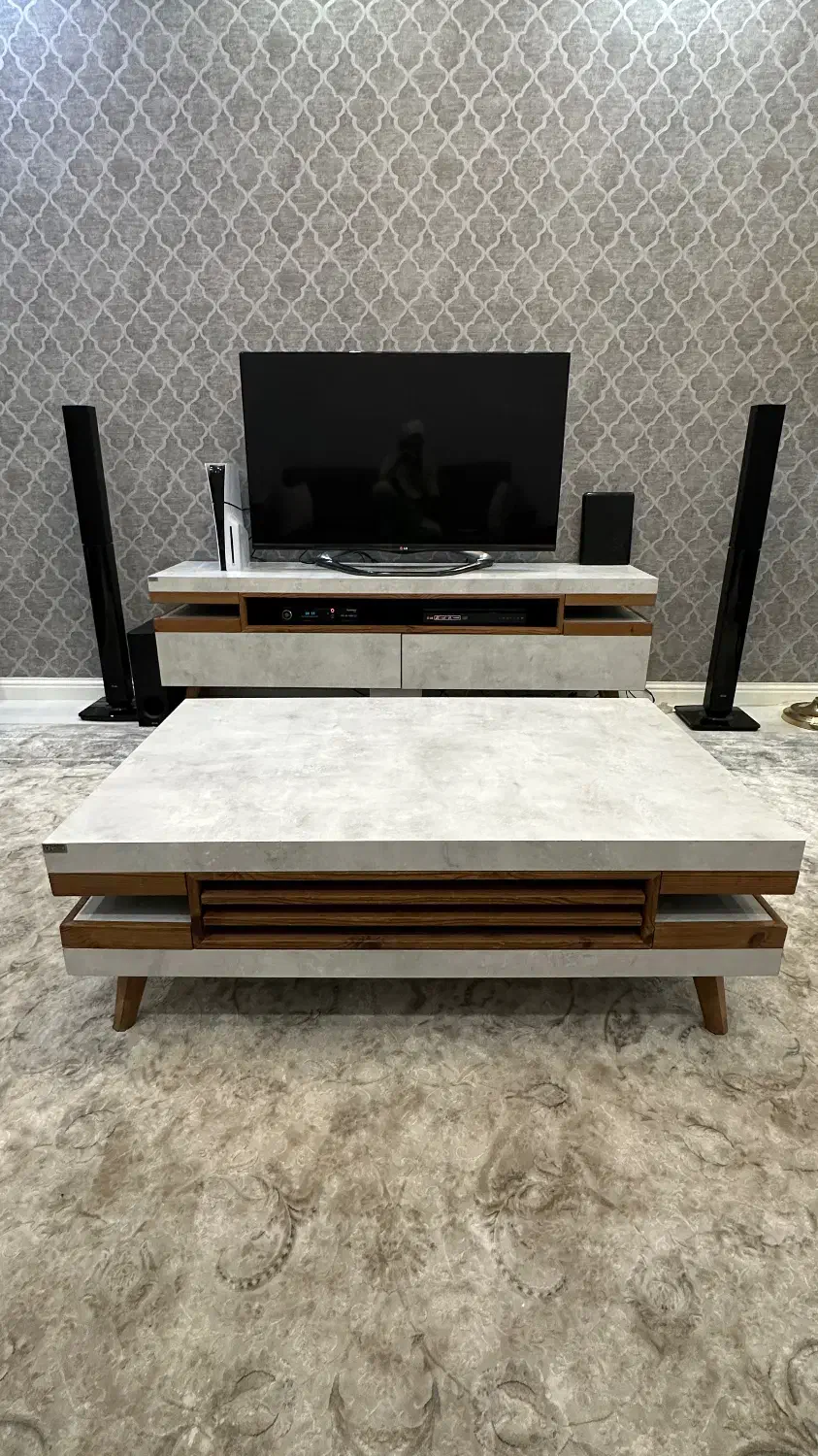 ست میز تلویزیون و جلو مبلی|میز تلویزیون|رشت, بلوار گیلان|دیوار