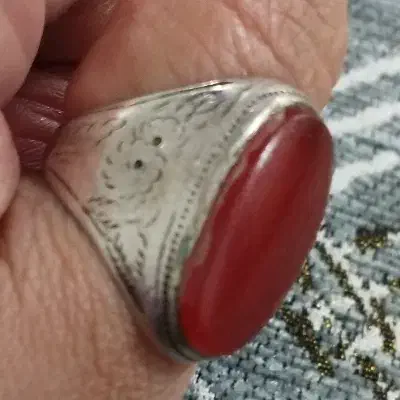 انگشتر مردانه یمنی رکاب نقره قدیمی|جواهرات|دورود, |دیوار