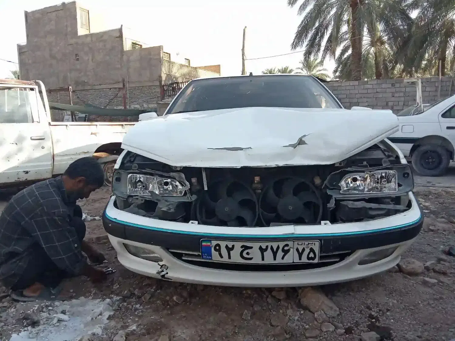 صافکاری بی رنگ نقاشی سرامیک فوری|خدمات موتور و ماشین|بم, |دیوار