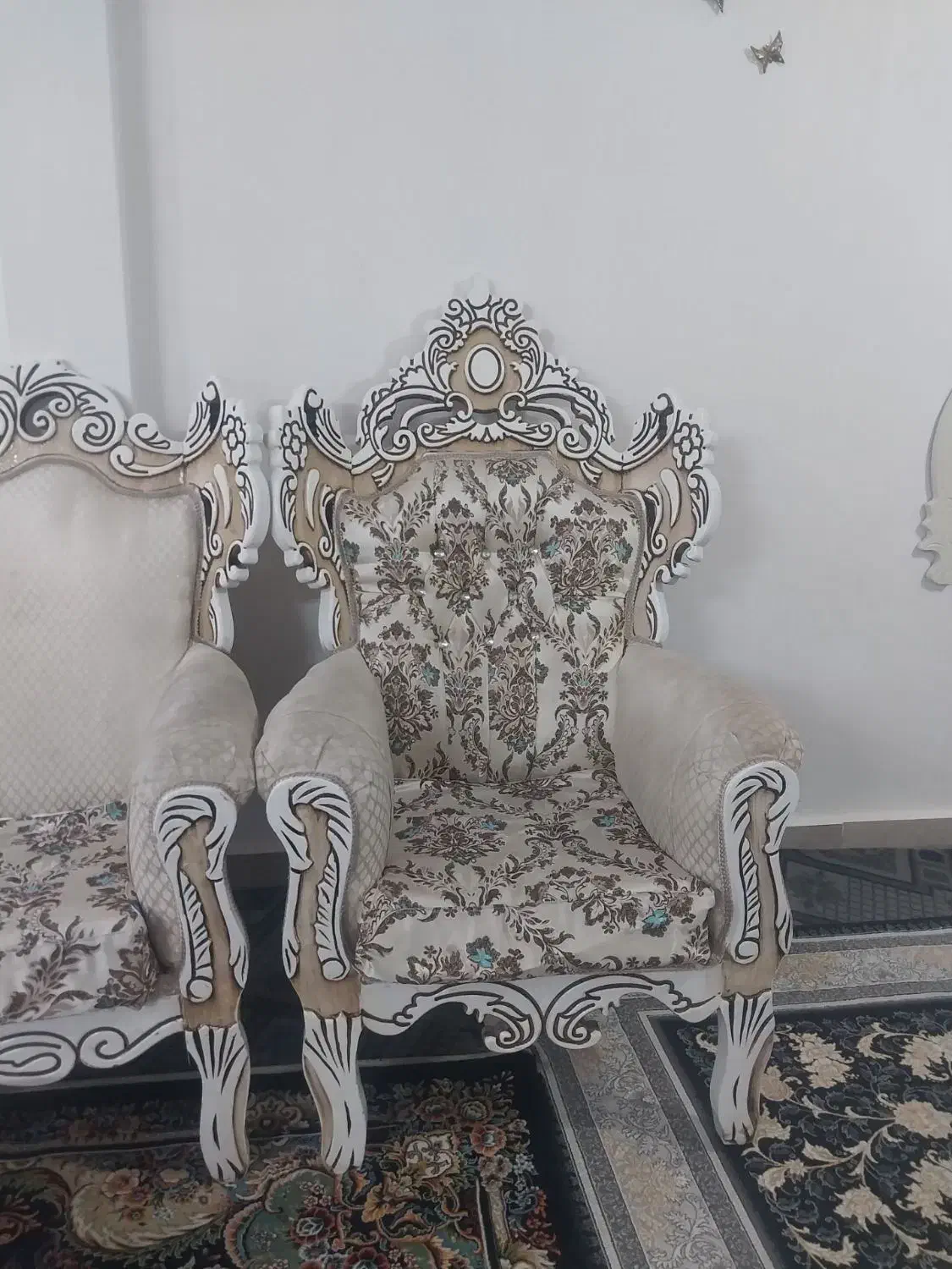 مبل سلطنتی و میز غذا خوری|مبلمان خانگی و میز عسلی|اردبیل, |دیوار