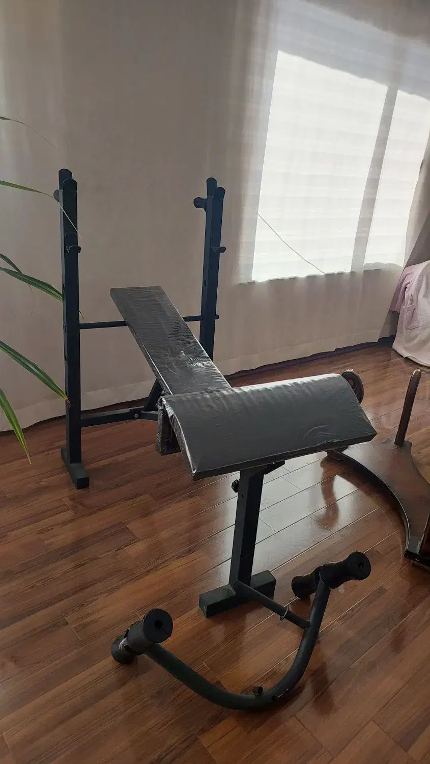 میز پرس ۷ کاره تاشو نو و تمیز|تجهیزات ورزشی|میاندوآب, |دیوار