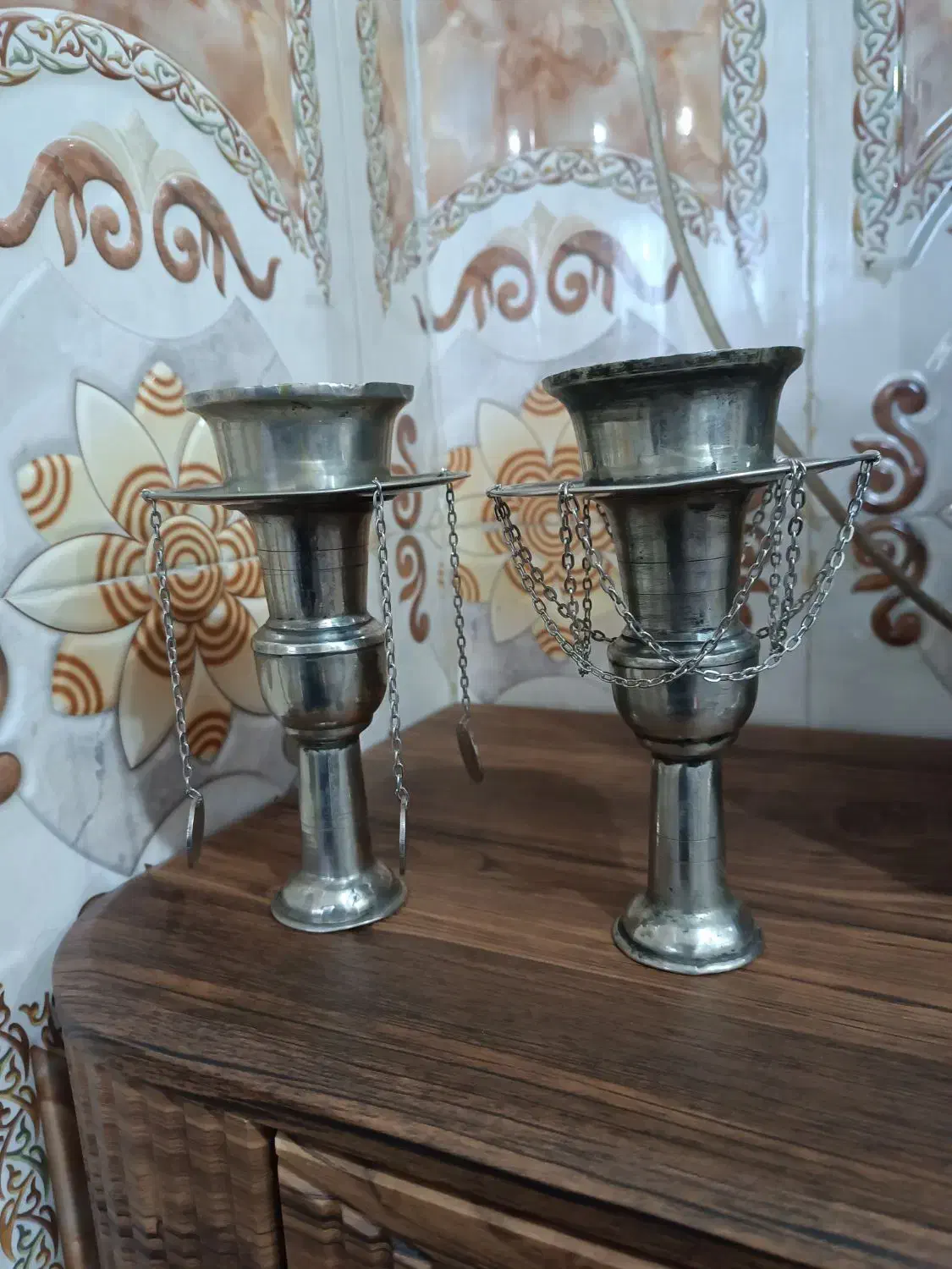 قلیون ورشو|کلکسیون اشیاء عتیقه|دزفول, |دیوار