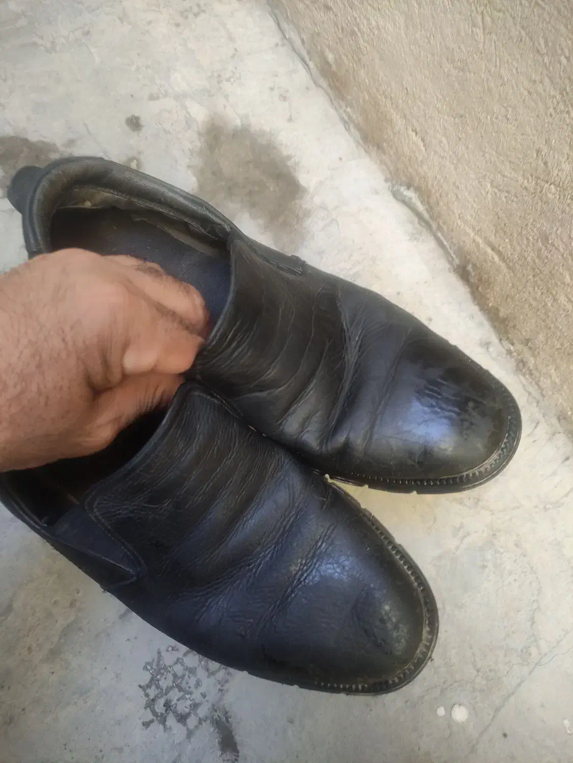 یک جفت کفش چرم اصل|کیف، کفش، کمربند|سنندج, |دیوار