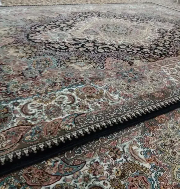 فرش 9متری زمینه سورمه ایی|فرش|نجف‌آباد, گلدشت|دیوار