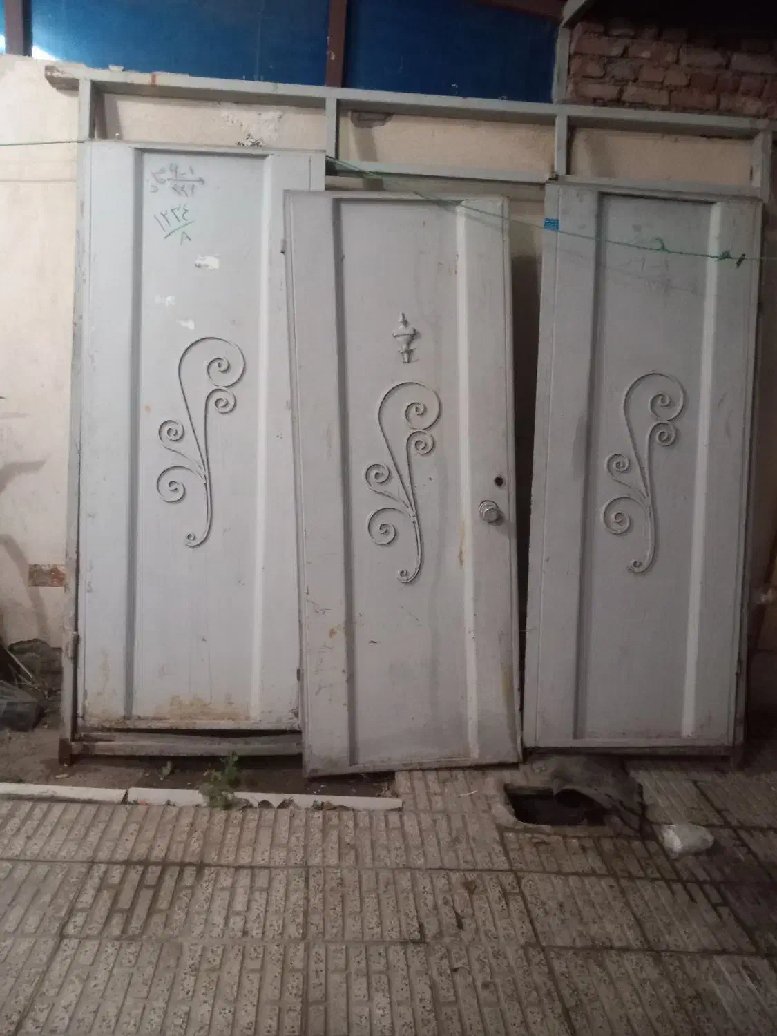 درب فلزی حیاط|مصالح و تجهیزات ساختمان|اردبیل, |دیوار