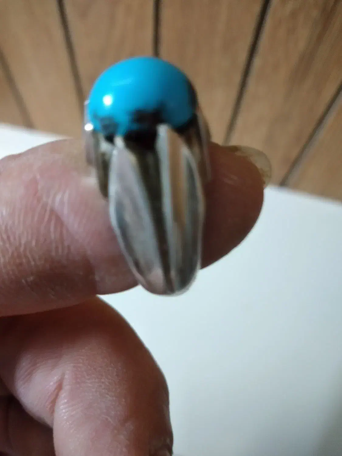 انگشتر فیروزه مصری|زیورآلات و اکسسوری|قم, شهرک مهدیه (مدرس)|دیوار