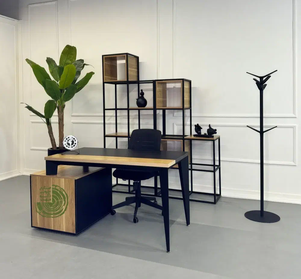 میز کارمند پایه فلزی با فایل|دفتر کار|احمدآبادمستوفی, |دیوار