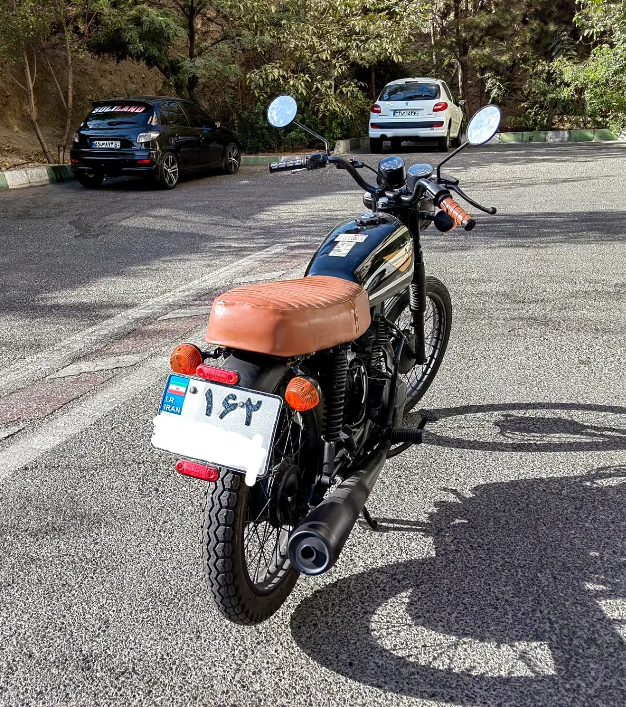 هوندا ۱۲۵ استارتی کاستوم|موتورسیکلت|تهران, پردیسان|دیوار