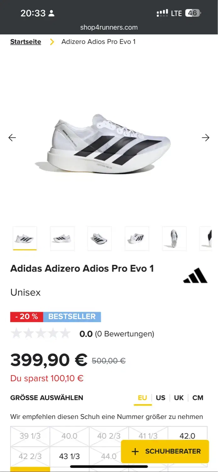 کتونی ادیداس Adzero Adios Pro Evo1|کیف، کفش، کمربند|تهران, تجریش|دیوار