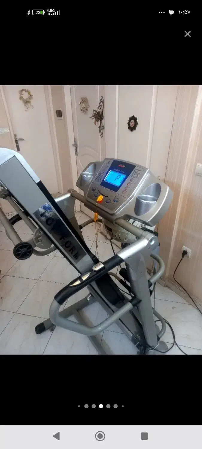 فروش تردمیل سه کاره تاپ فرم خانگی سالم|تجهیزات ورزشی|تهران, صد دستگاه|دیوار