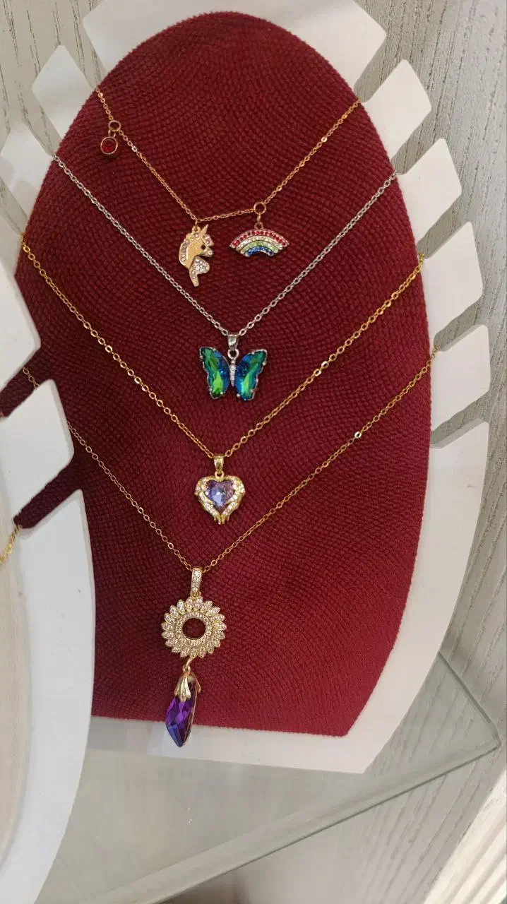 گردنبندهای مختلف و متنوع زنانه و دخترانه استیل|بدلیجات|مشهد, نکاح|دیوار