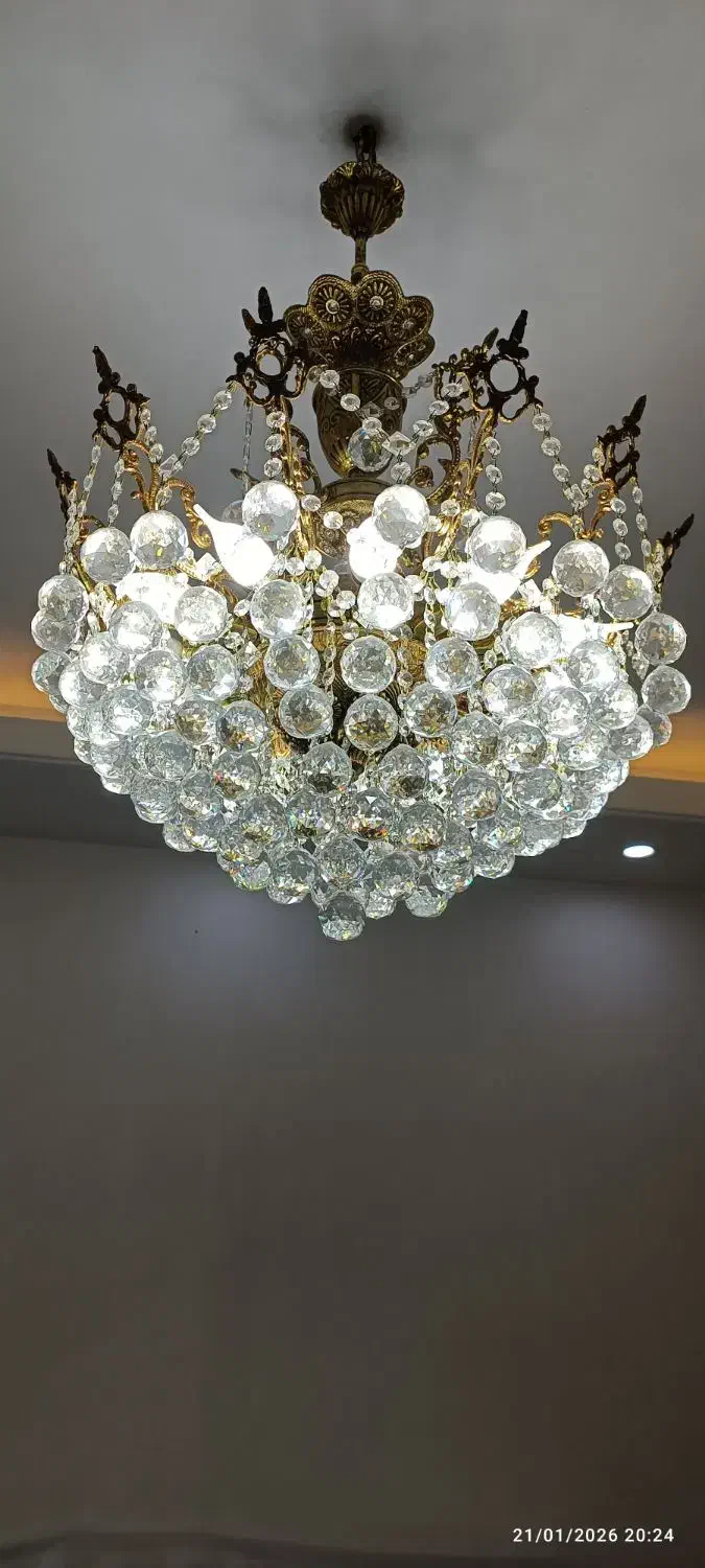 لوستر برنز اصل|لوستر و چراغ آویز|قرچک, میرزائی شمالی|دیوار